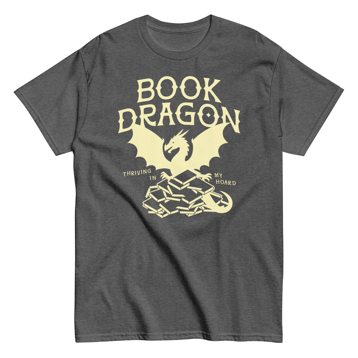 Book Dragon Thriving In My Hoard Men's Classic Tee