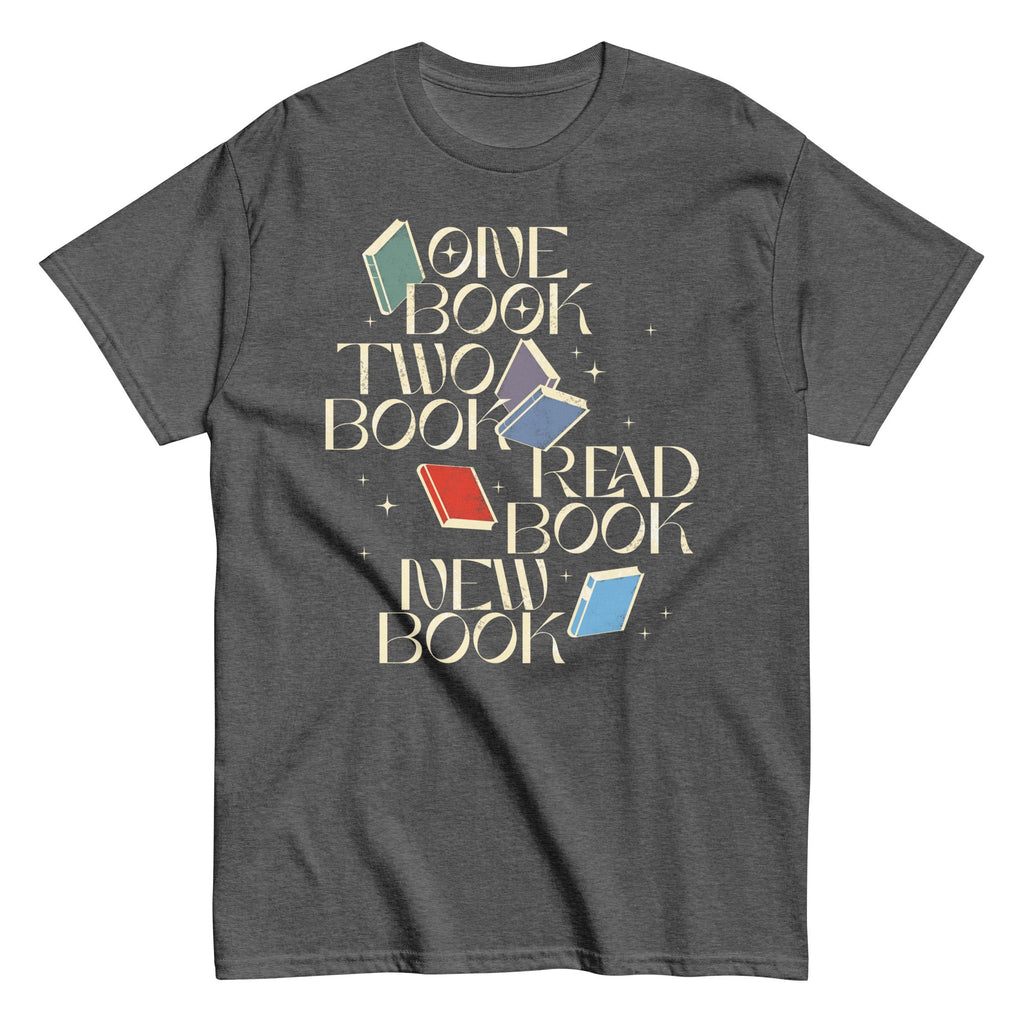 One Book Two Book Read Book New Book Men's Classic Tee