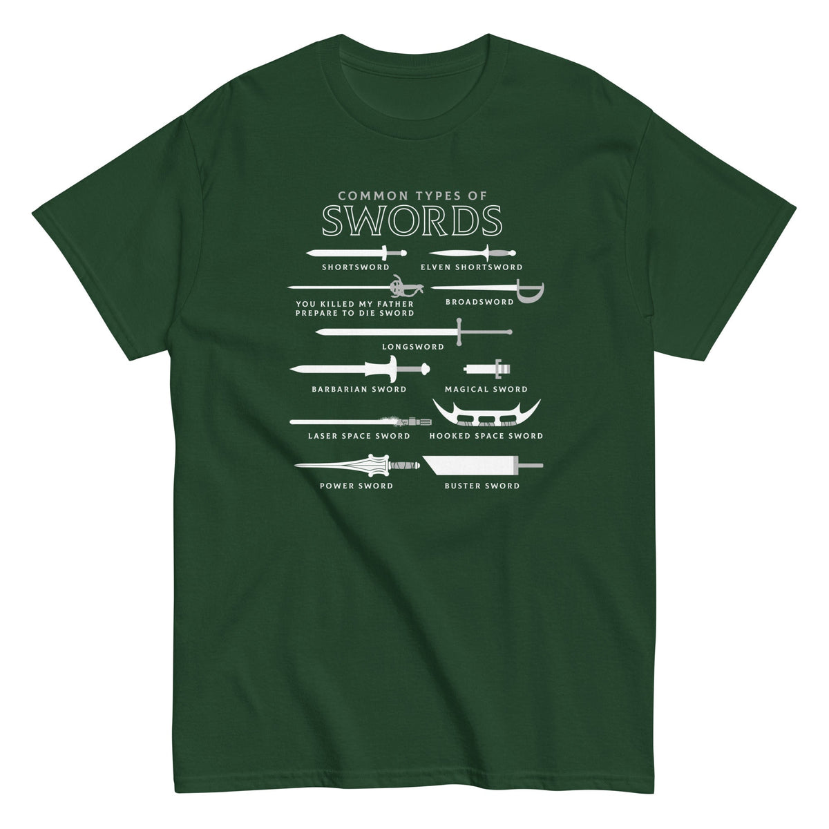 Common Types Of Swords Men's Classic Tee