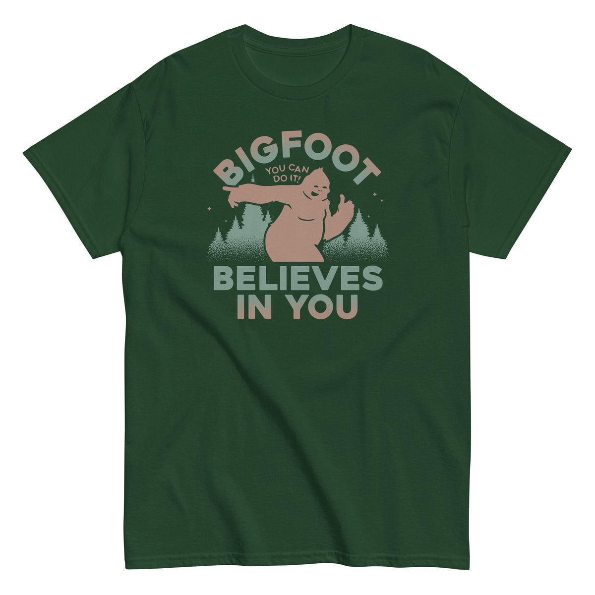 Bigfoot Believes In You Men's Classic Tee