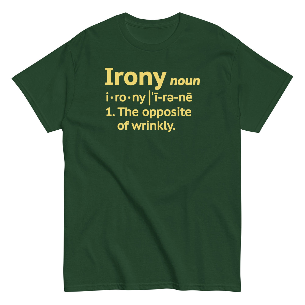 Irony Definition Men's Classic Tee
