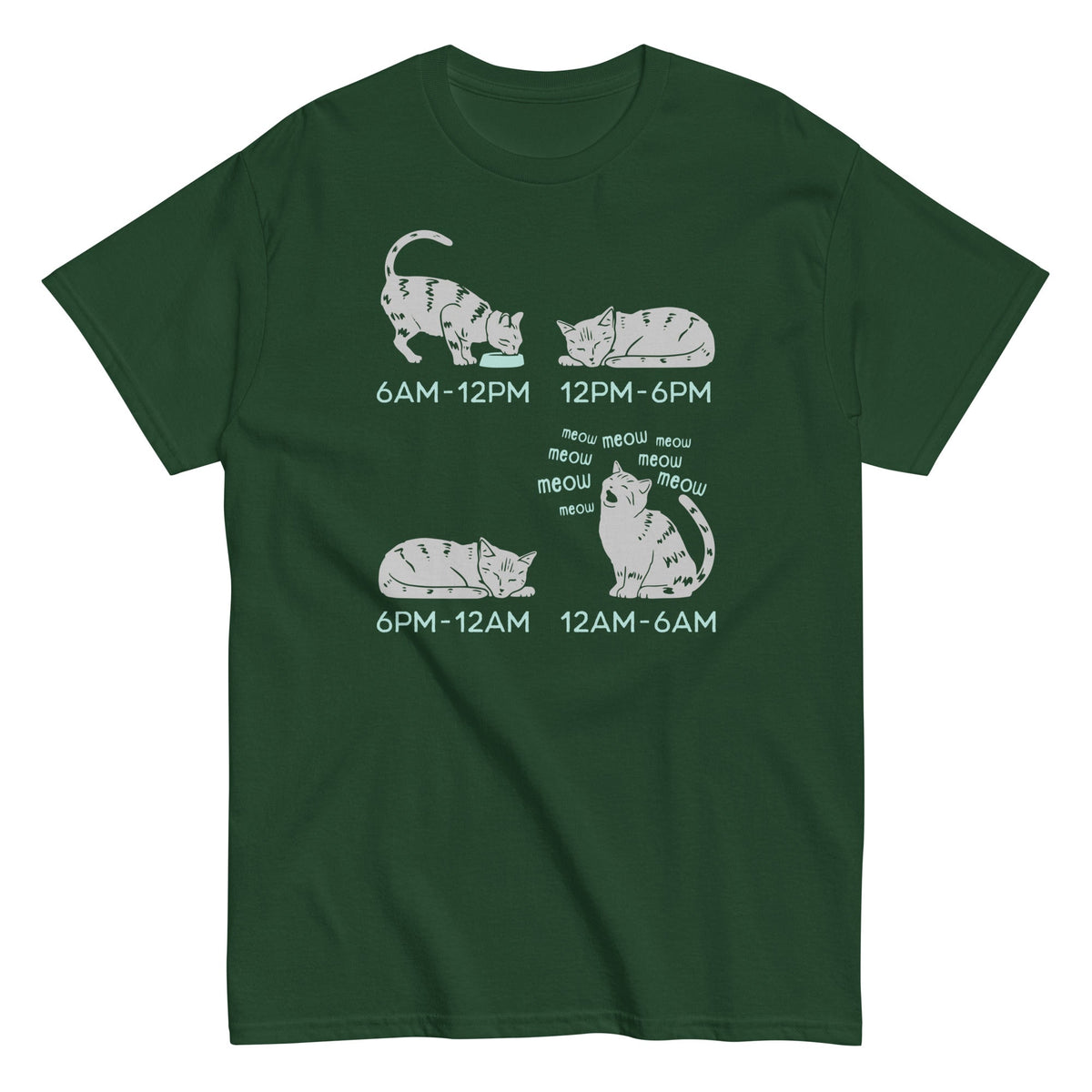 Cat Day Schedule Men's Classic Tee