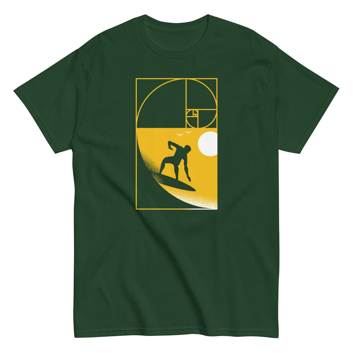 Golden Spiral Wave Men's Classic Tee