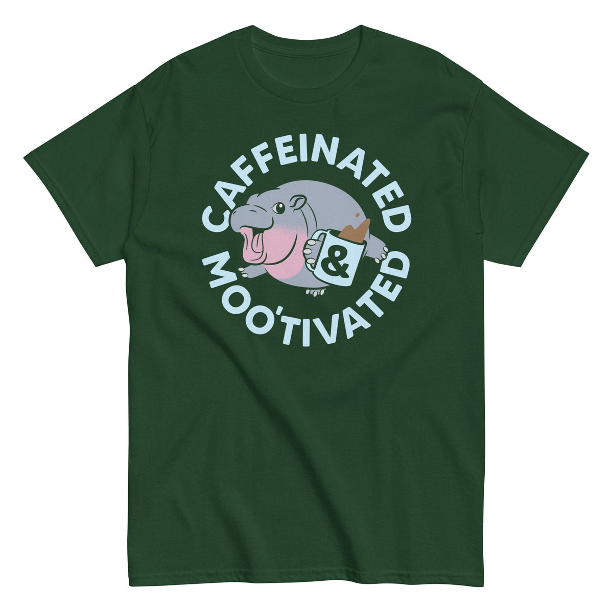 Caffeinated & Moo'tivated Men's Classic Tee