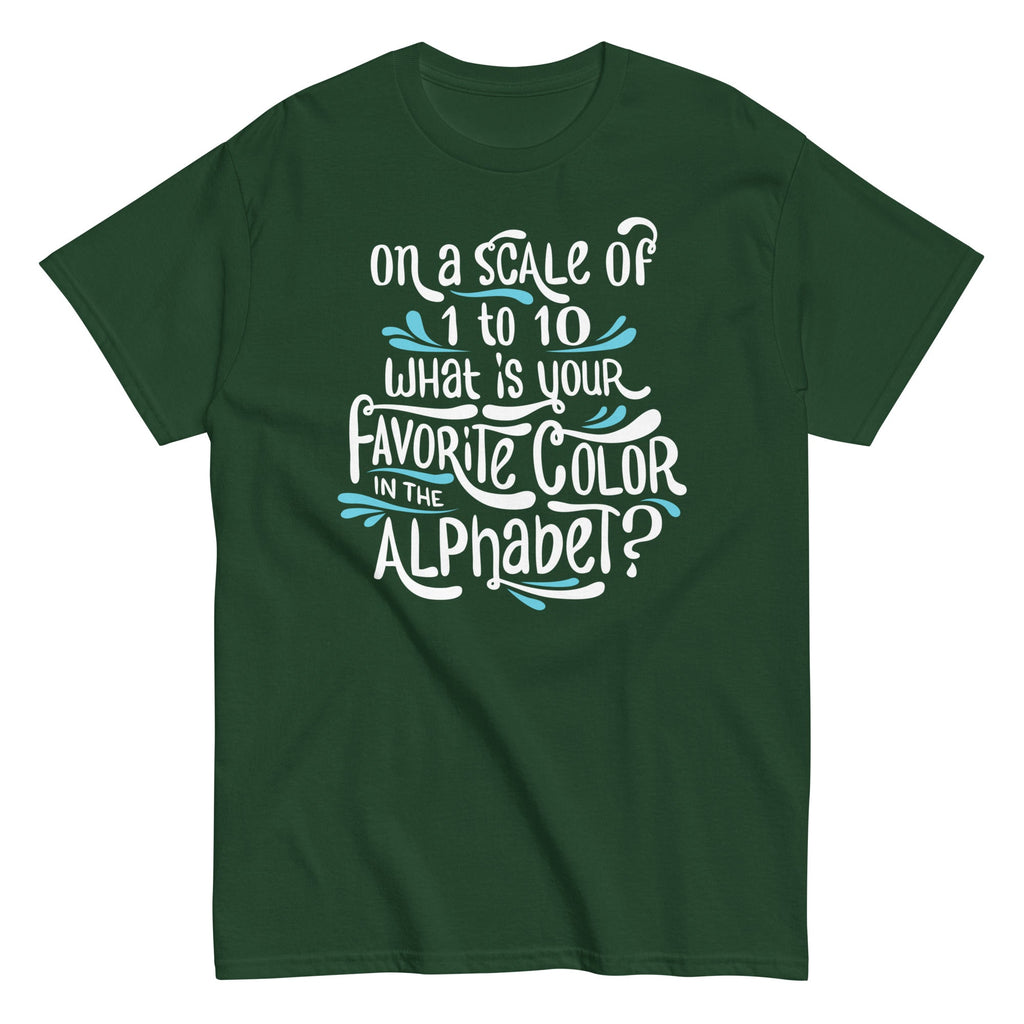 Favorite Color In The Alphabet Men's Classic Tee