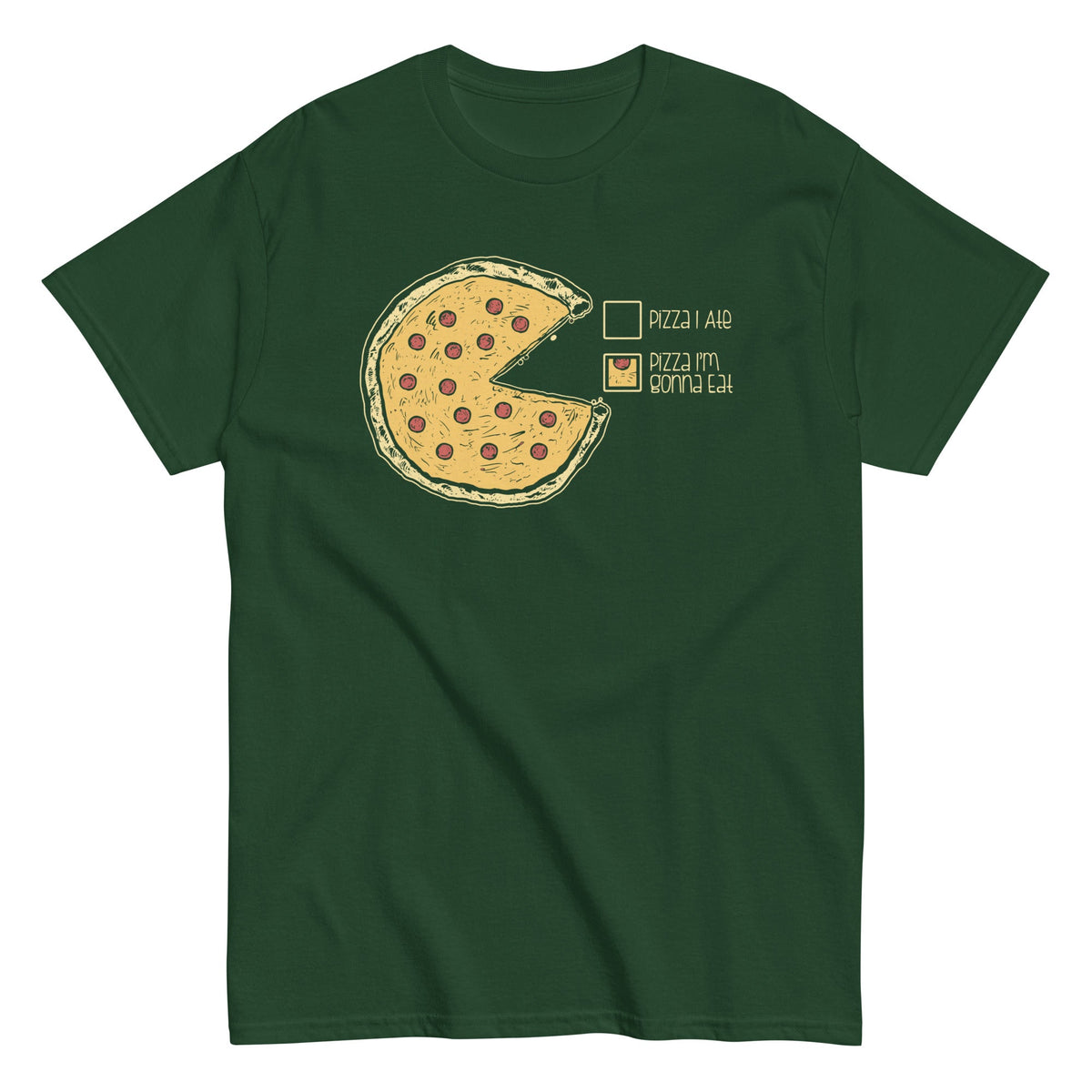 Pizza Pie Chart Men's Classic Tee