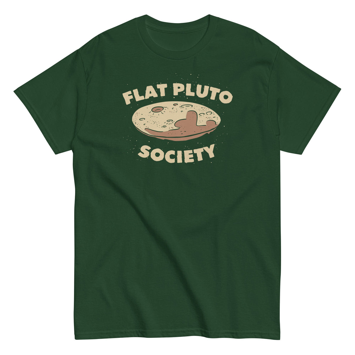 Flat Pluto Society Men's Classic Tee