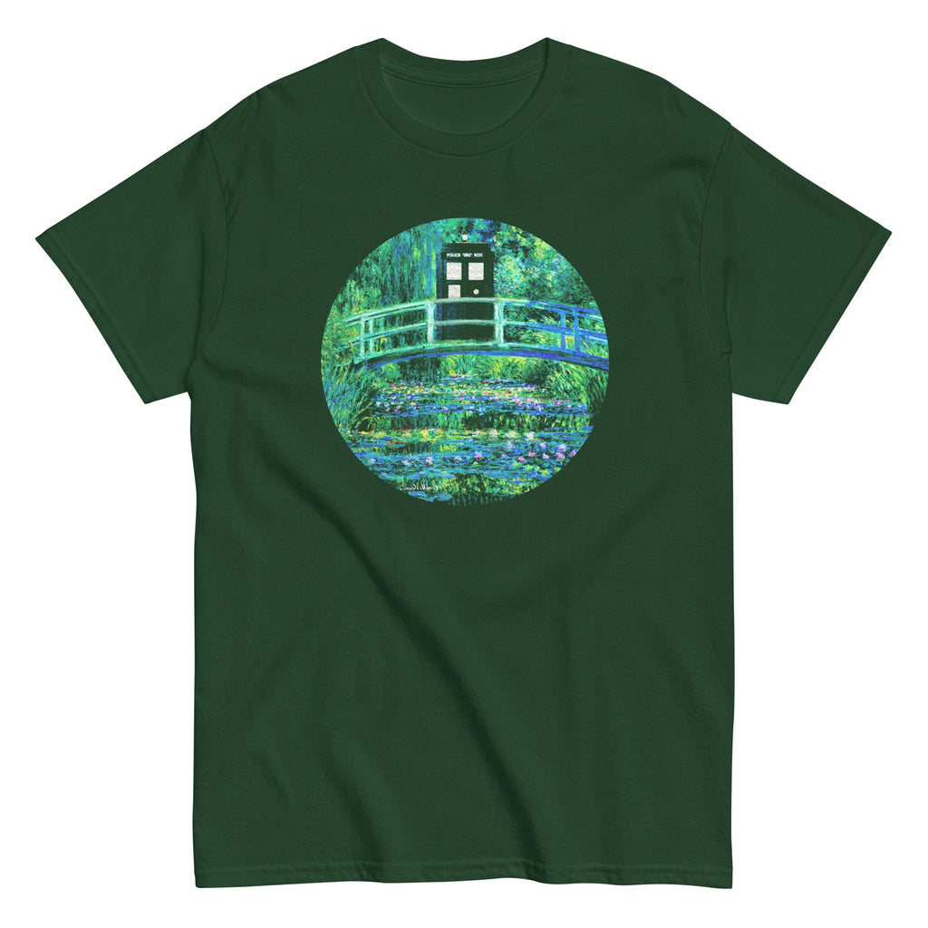 Water Lilies Police Box Men's Classic Tee