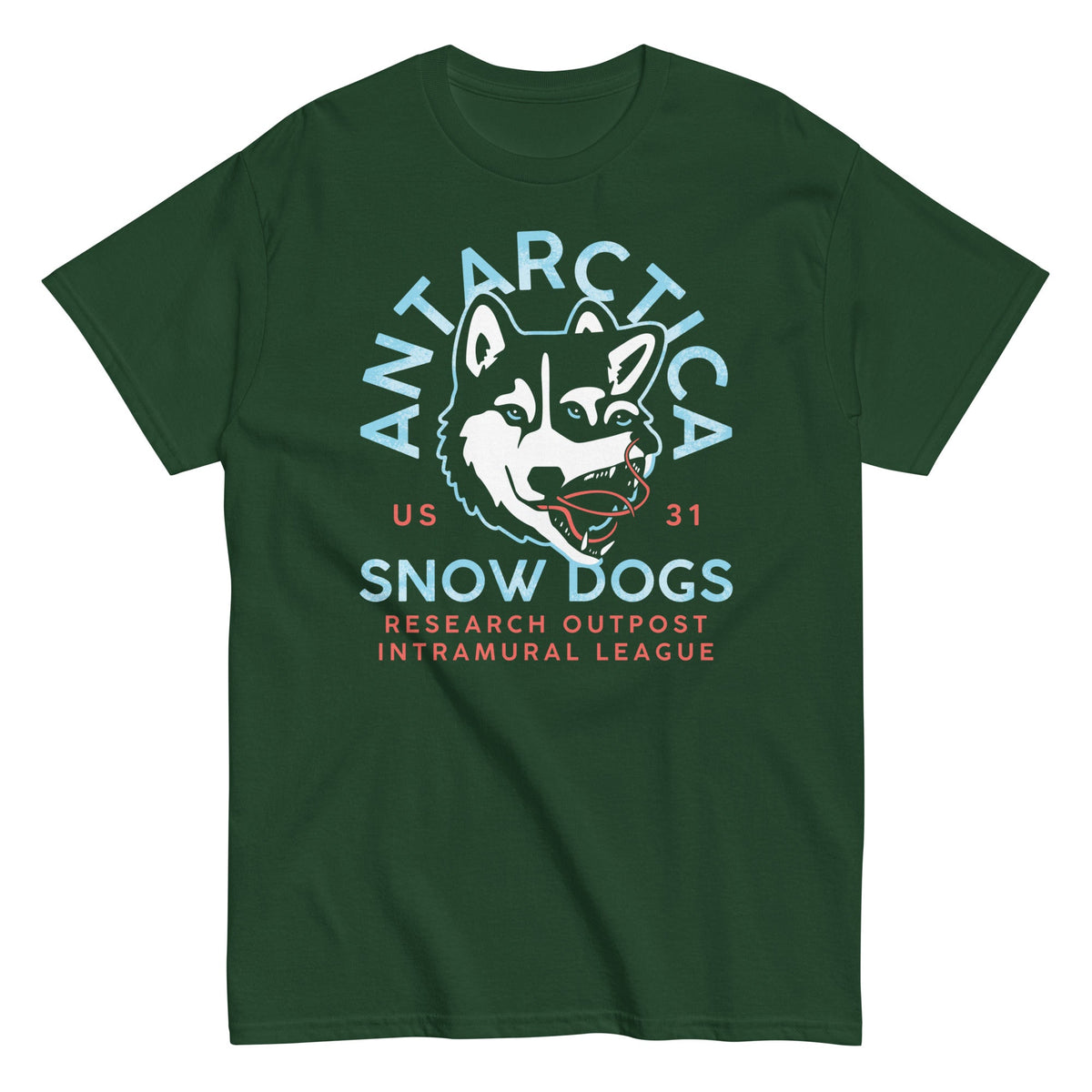 Antarctica Snow Dogs Men's Classic Tee