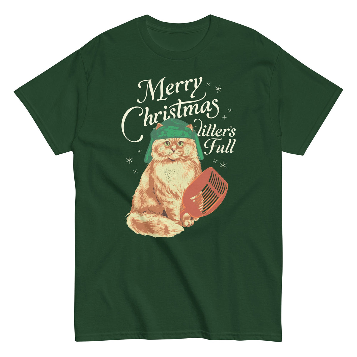 Merry Christmas Litter's Full Men's Classic Tee