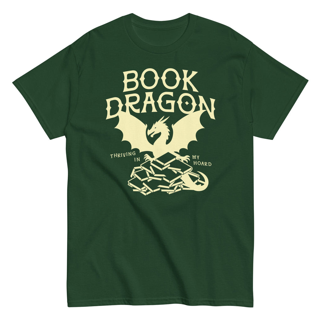 Book Dragon Thriving In My Hoard Men's Classic Tee