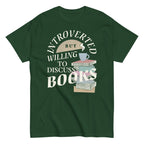 Introverted But Willing To Discuss Books Men's Classic Tee