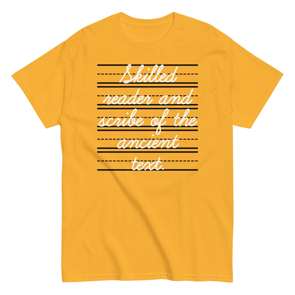 Skilled Reader And Scribe Of The Ancient Text Men's Classic Tee