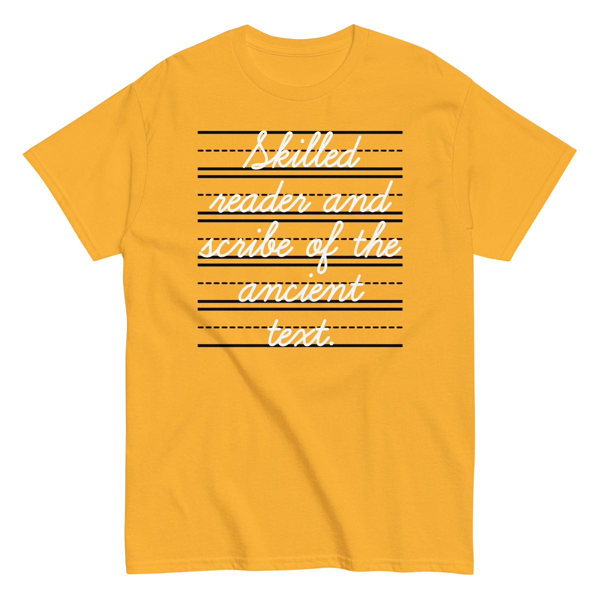 Skilled Reader And Scribe Of The Ancient Text Men's Classic Tee