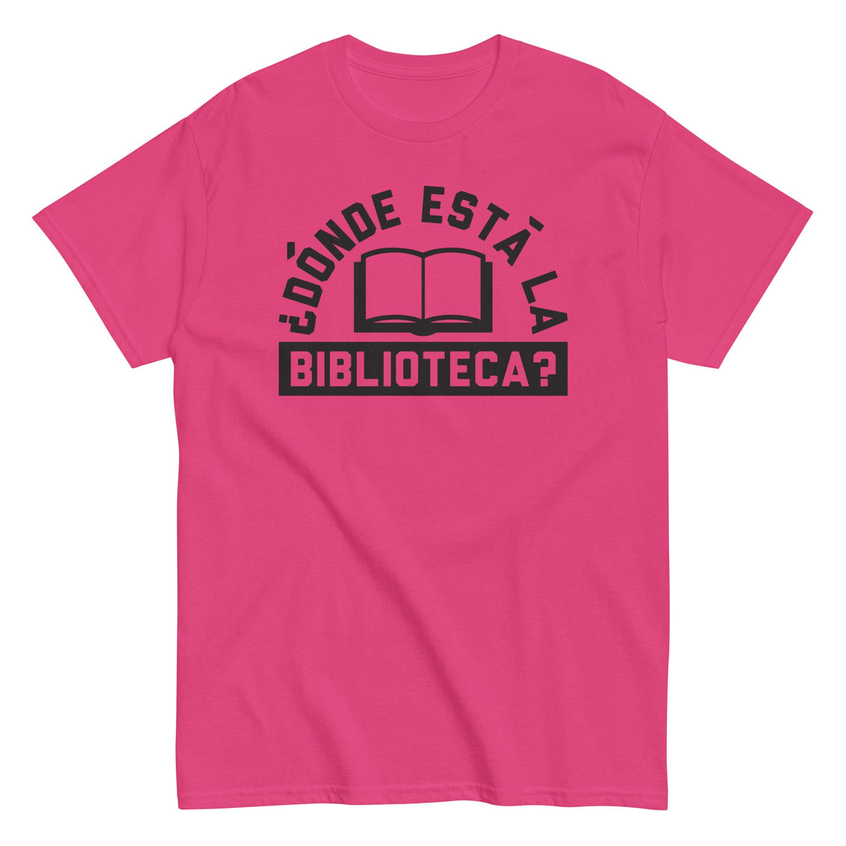 Donde Esta La Biblioteca? Men's Classic Tee