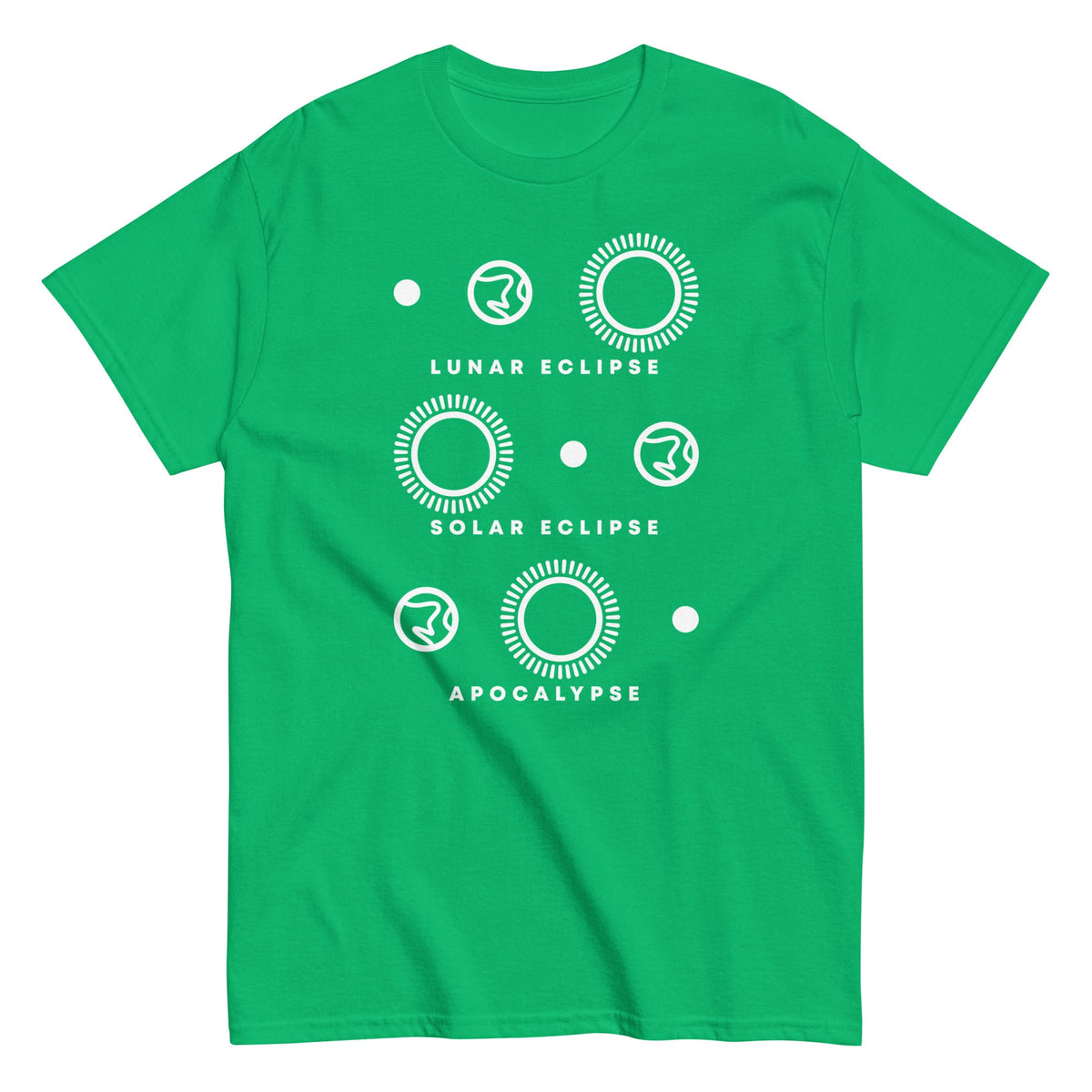 Lunar Eclipse Solar Eclipse Apocalypse Men's Classic Tee