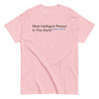 Most Intelligent Person in the World Citation Needed Men's Classic Tee