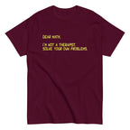 Dear Math. I'm Not A Therapist Men's Classic Tee