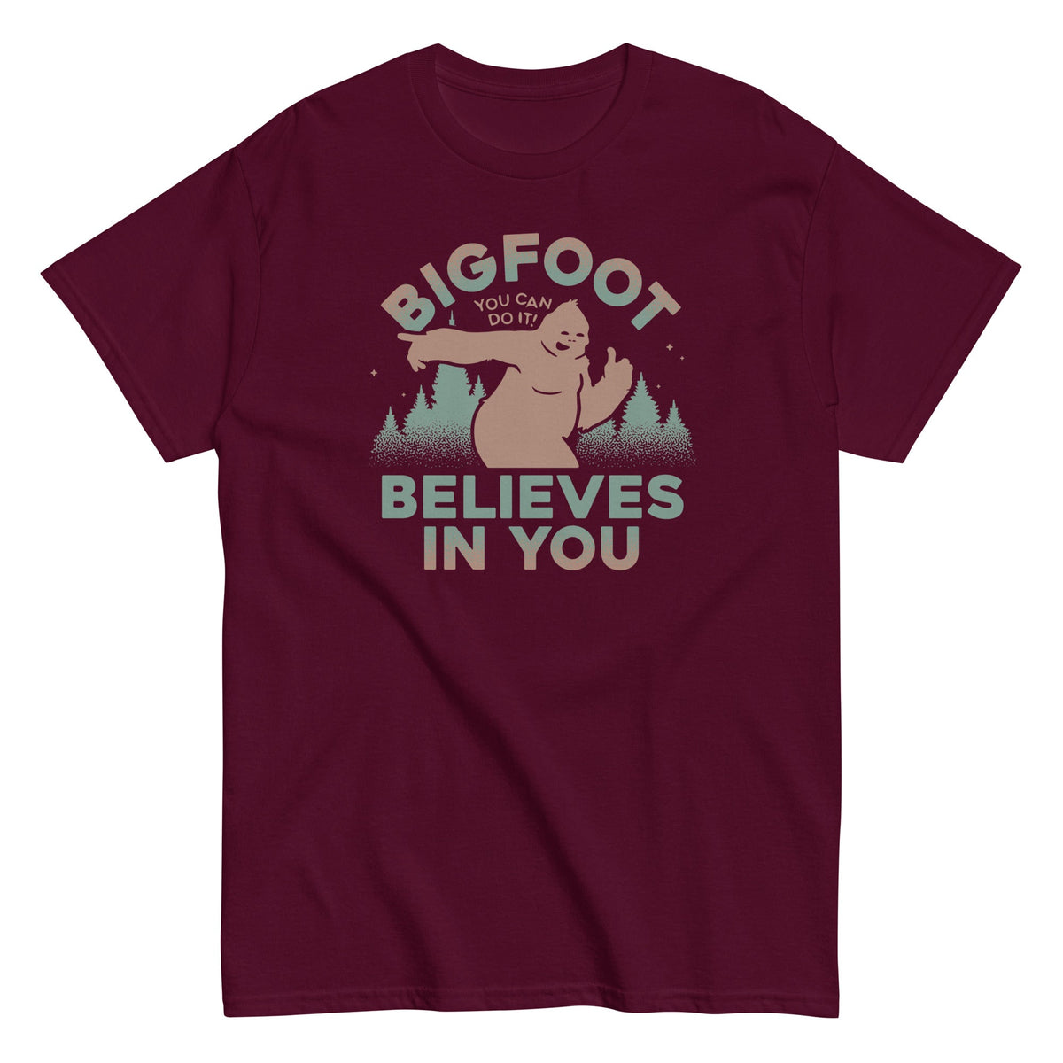 Bigfoot Believes In You Men's Classic Tee