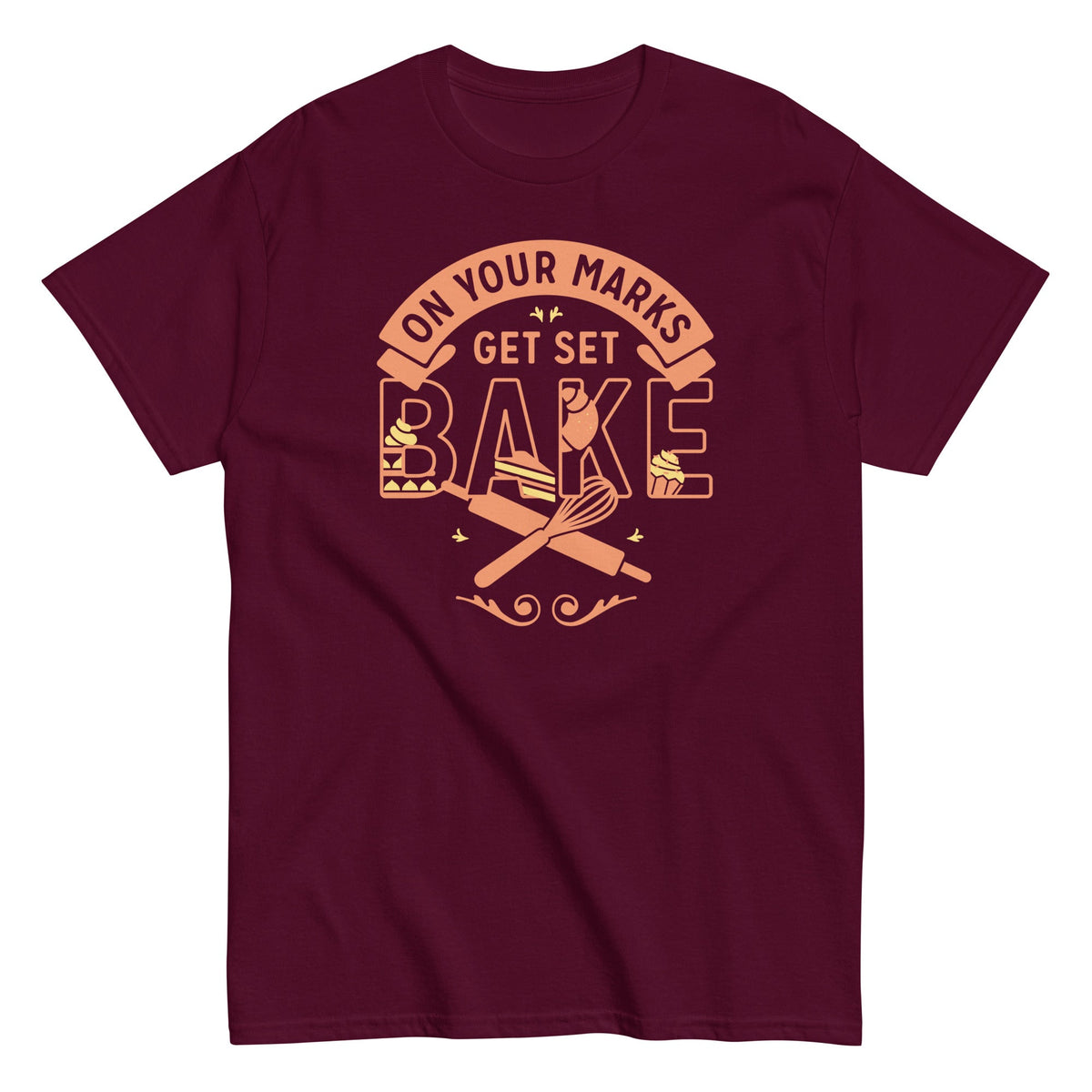 On Your Marks Get Set Bake Men's Classic Tee