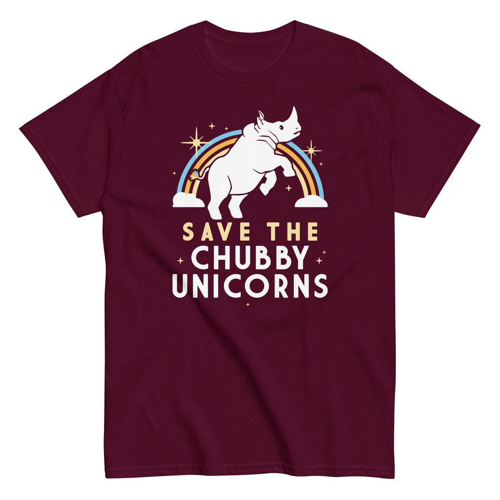 Save The Chubby Unicorns Men's Classic Tee