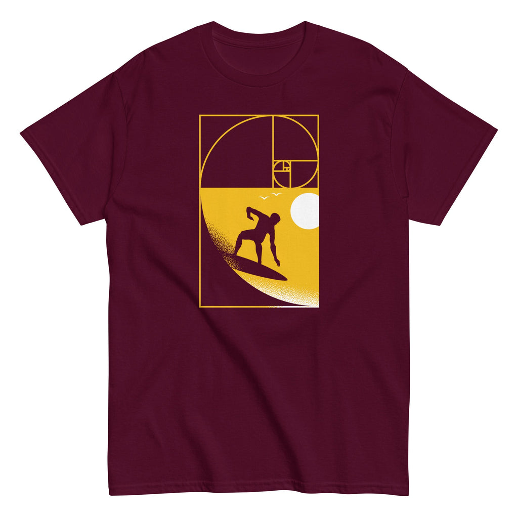 Golden Spiral Wave Men's Classic Tee
