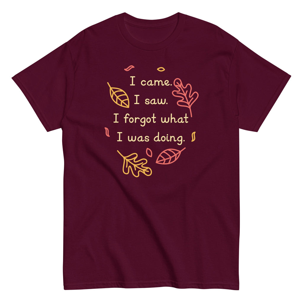 I Came. I Saw. I Forgot What I Was Doing. Men's Classic Tee