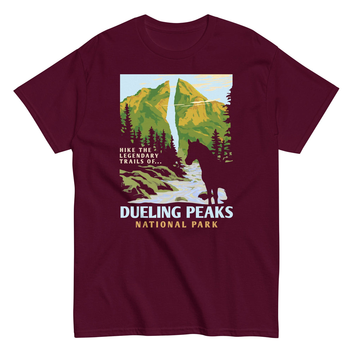 Dueling Peaks National Park Men's Classic Tee
