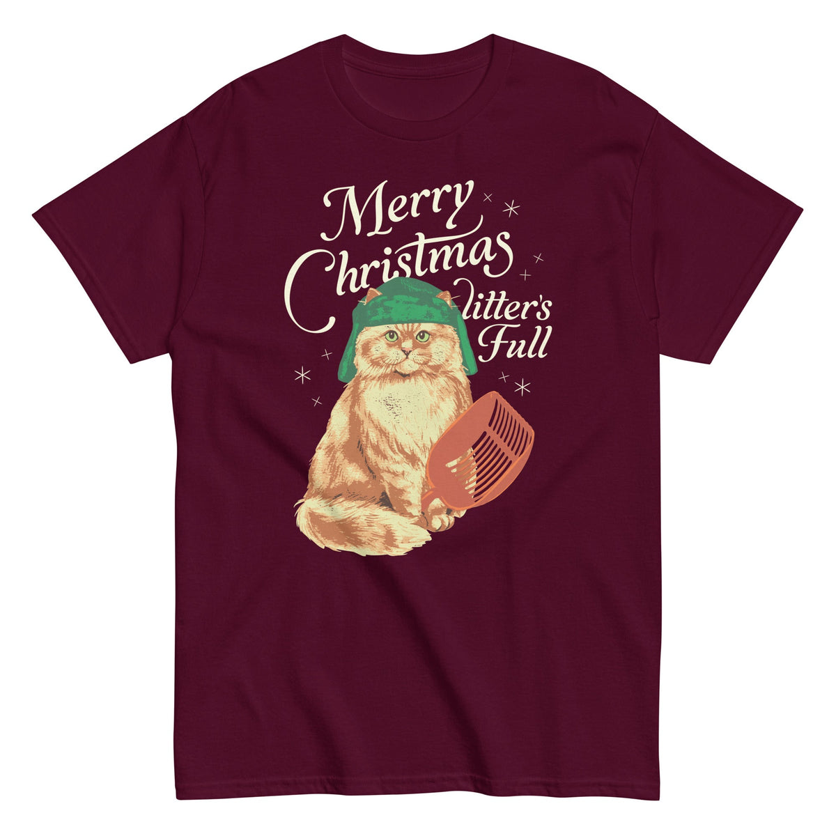 Merry Christmas Litter's Full Men's Classic Tee