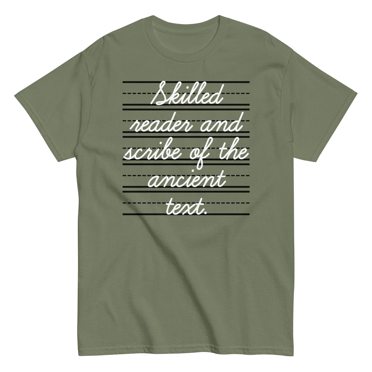 Skilled Reader And Scribe Of The Ancient Text Men's Classic Tee