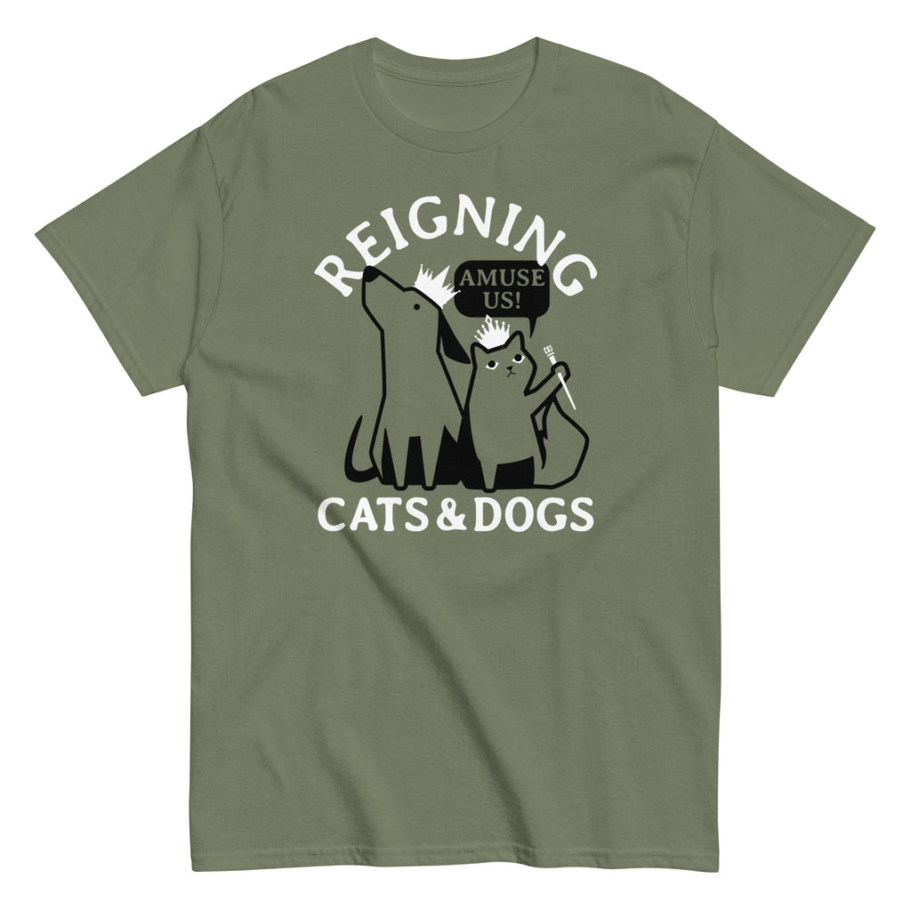 Reigning Cats And Dogs Men's Classic Tee