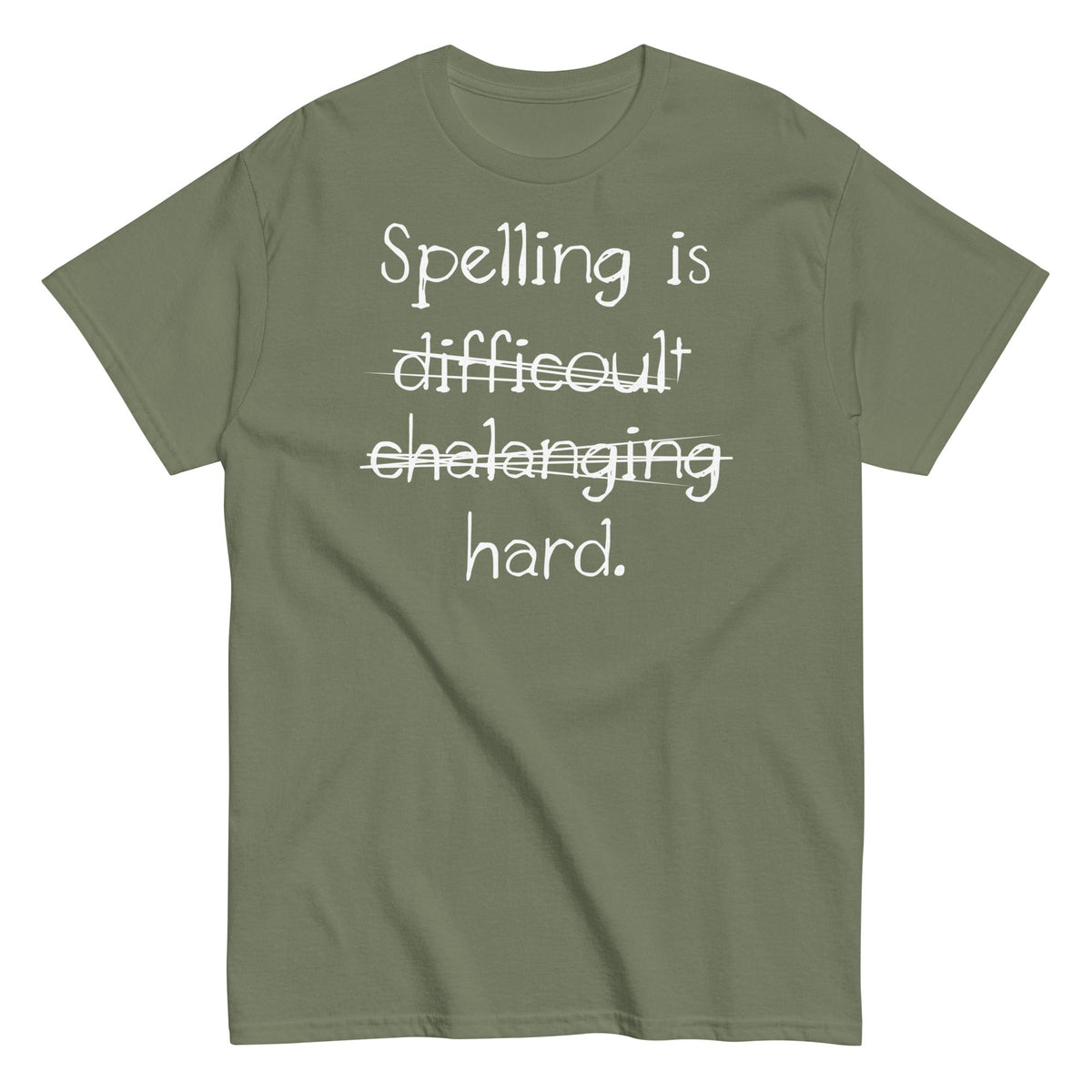 Spelling Is Hard Men's Classic Tee