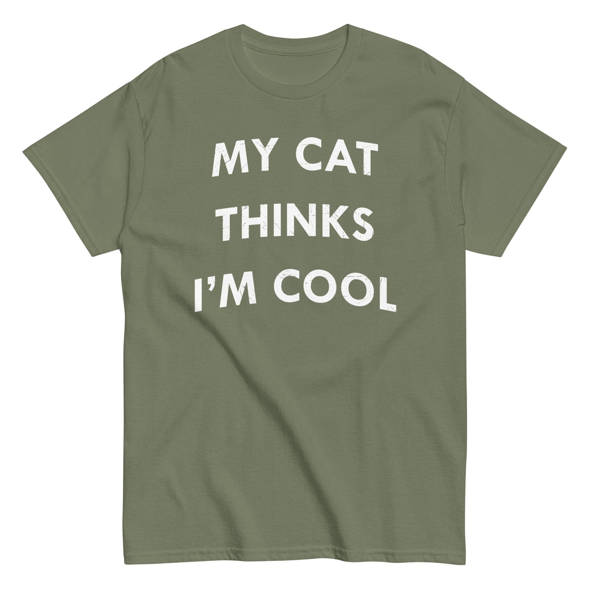 My Cat Thinks I'm Cool Men's Classic Tee