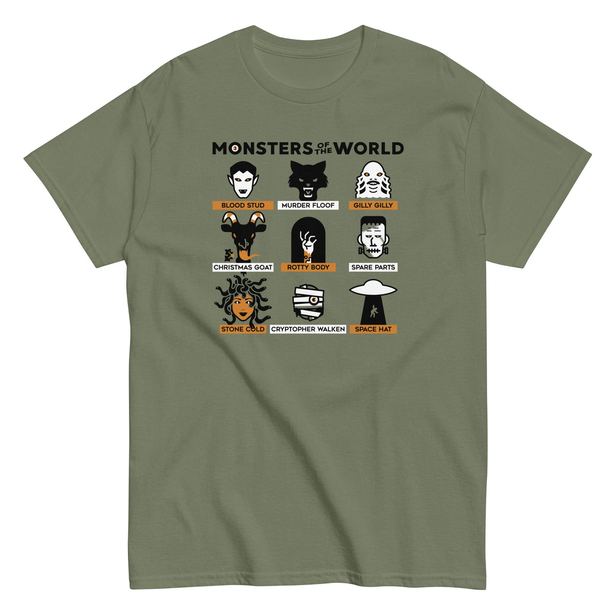 Monsters Of The World Men's Classic Tee