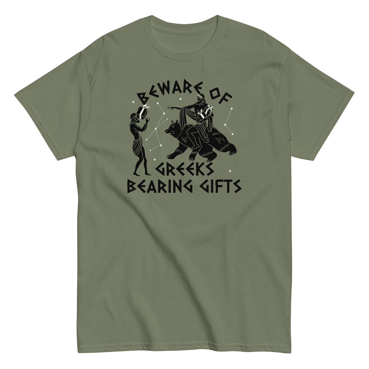 Beware Of Greeks Bearing Gifts Men's Classic Tee