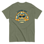Living My Best Lives Right Meow Men's Classic Tee