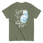 Sorry I Can't Go I'm An Indoor Cat Men's Classic Tee