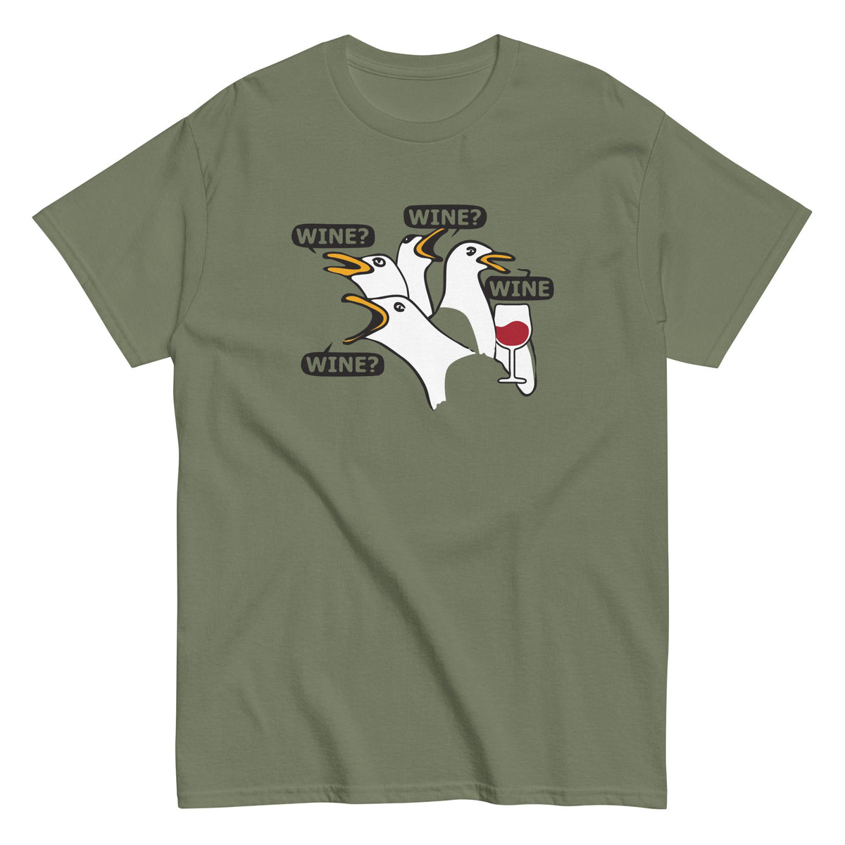 Wine Wine Wine Wine Men's Classic Tee
