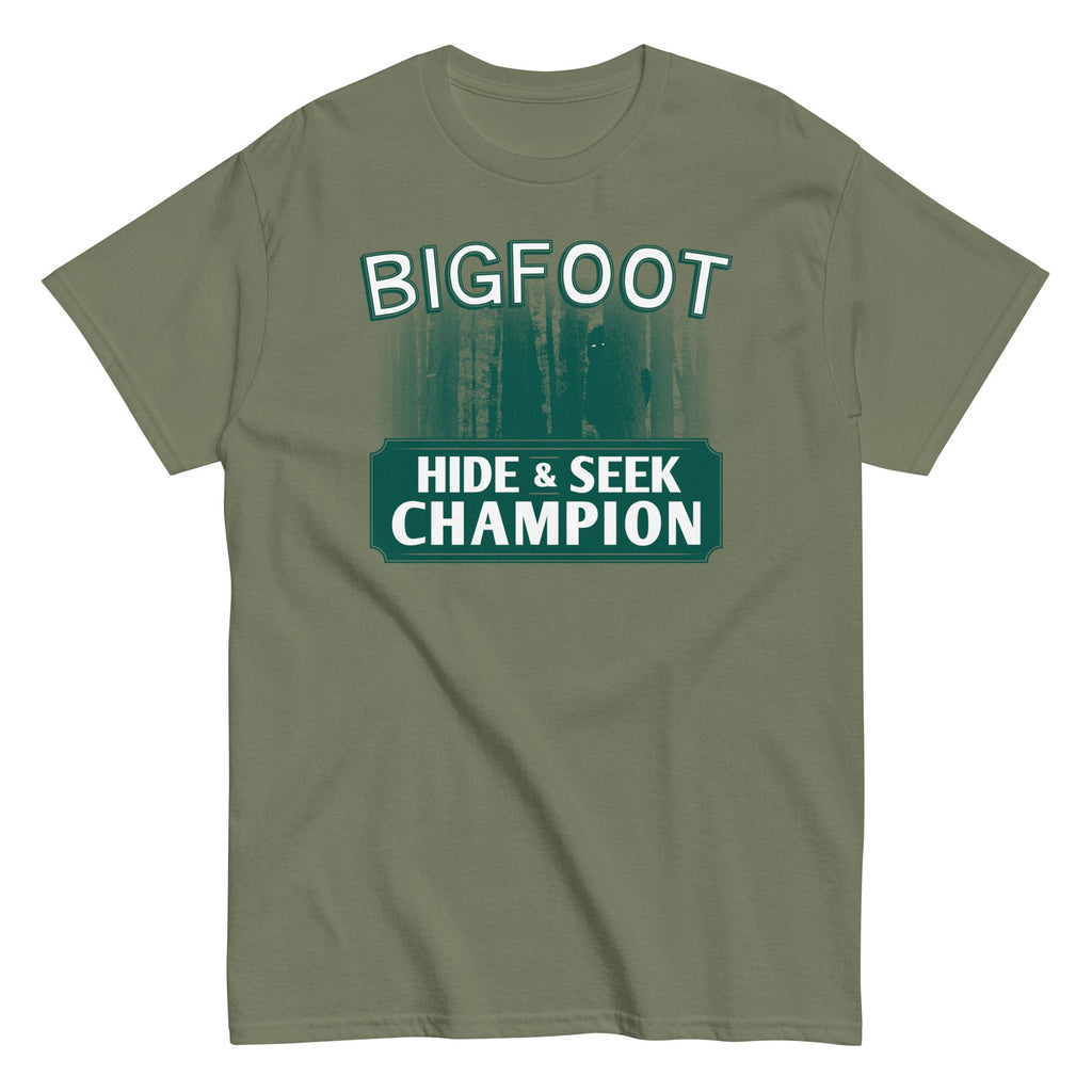 Bigfoot Hide And Seek Champion Men's Classic Tee