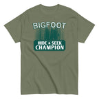 Bigfoot Hide And Seek Champion Men's Classic Tee