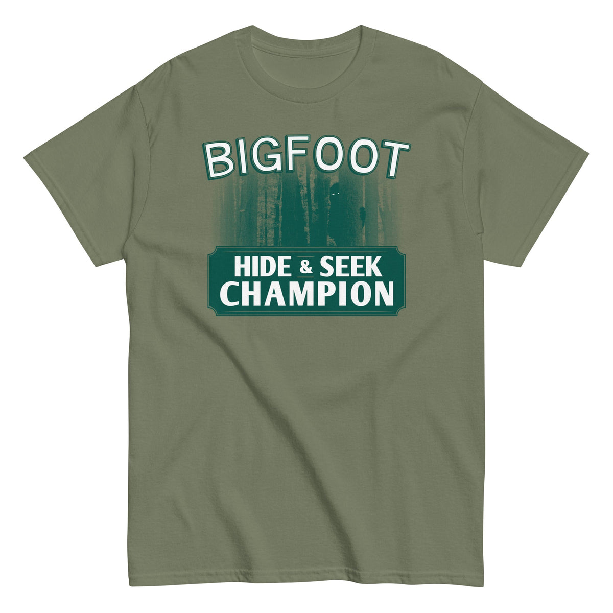 Bigfoot Hide And Seek Champion Men's Classic Tee