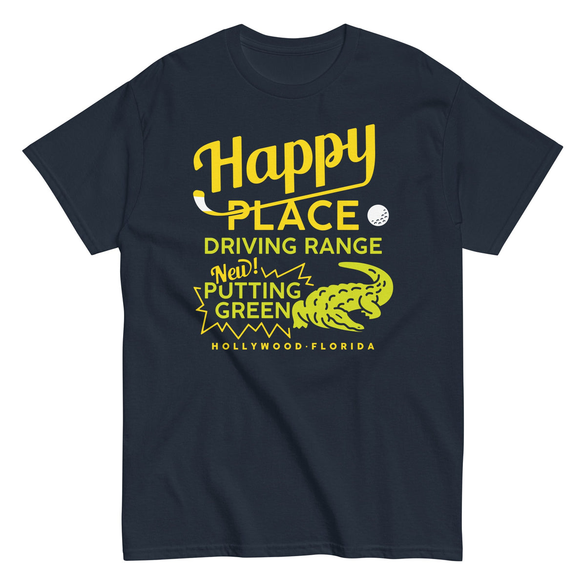 Happy Place Driving Range Men's Classic Tee