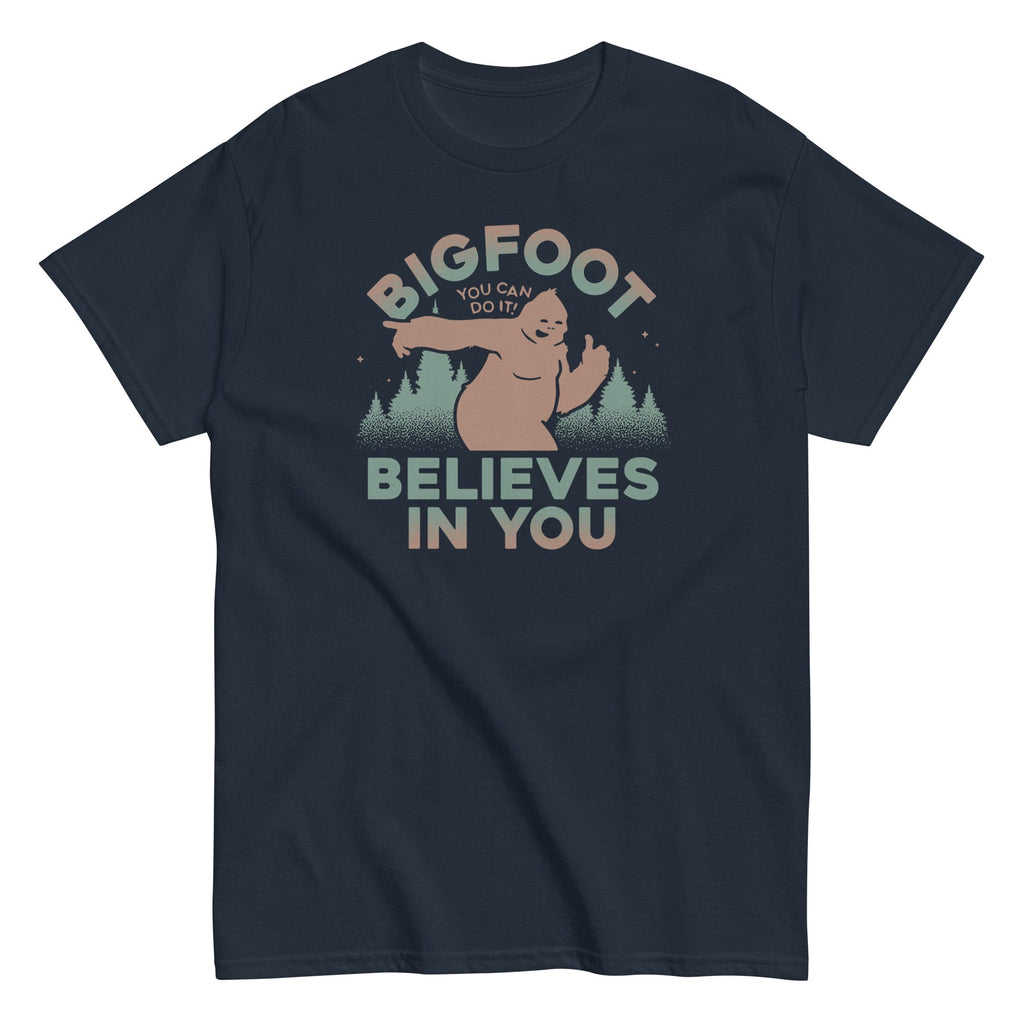 Bigfoot Believes In You Men's Classic Tee
