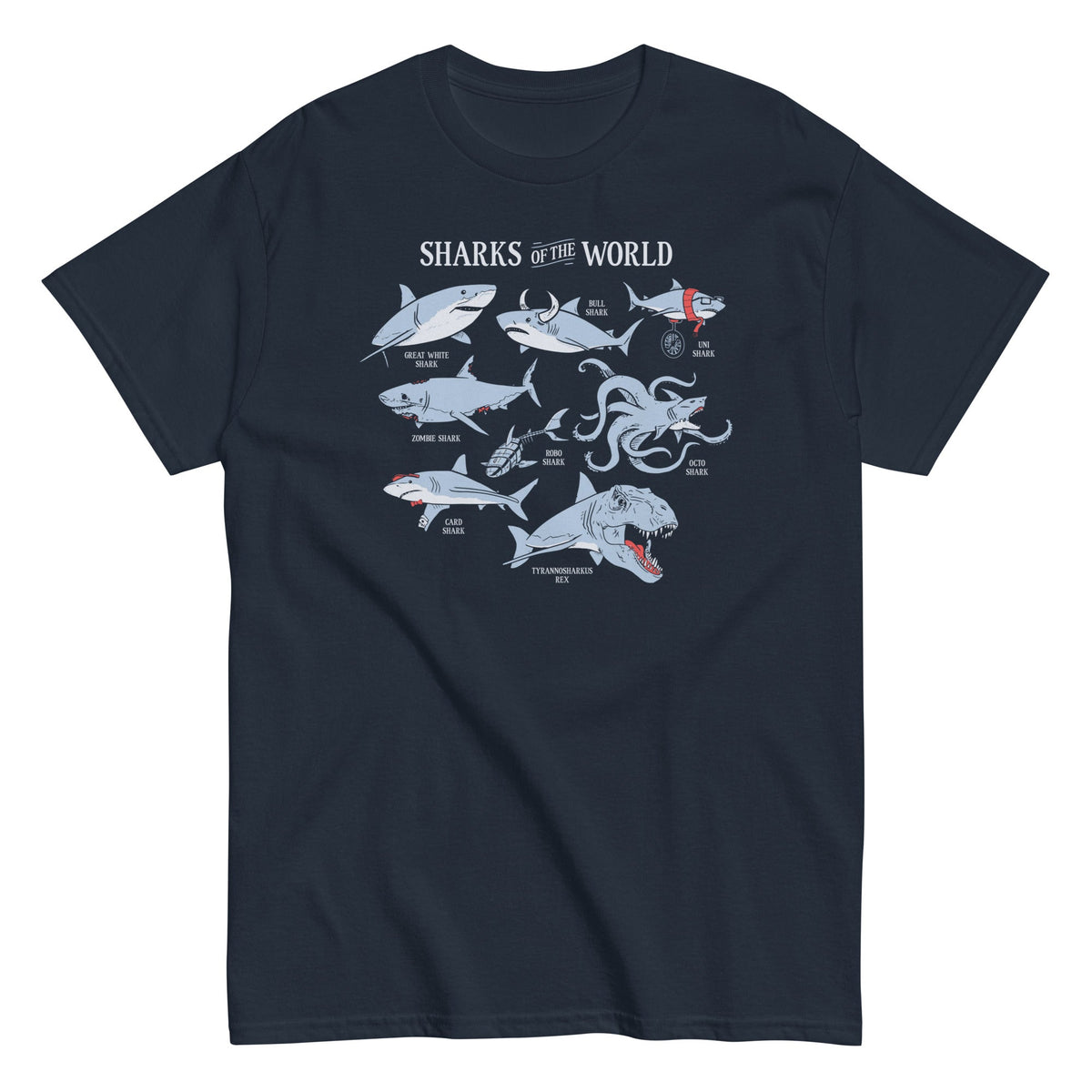 Sharks Of The World Men's Classic Tee