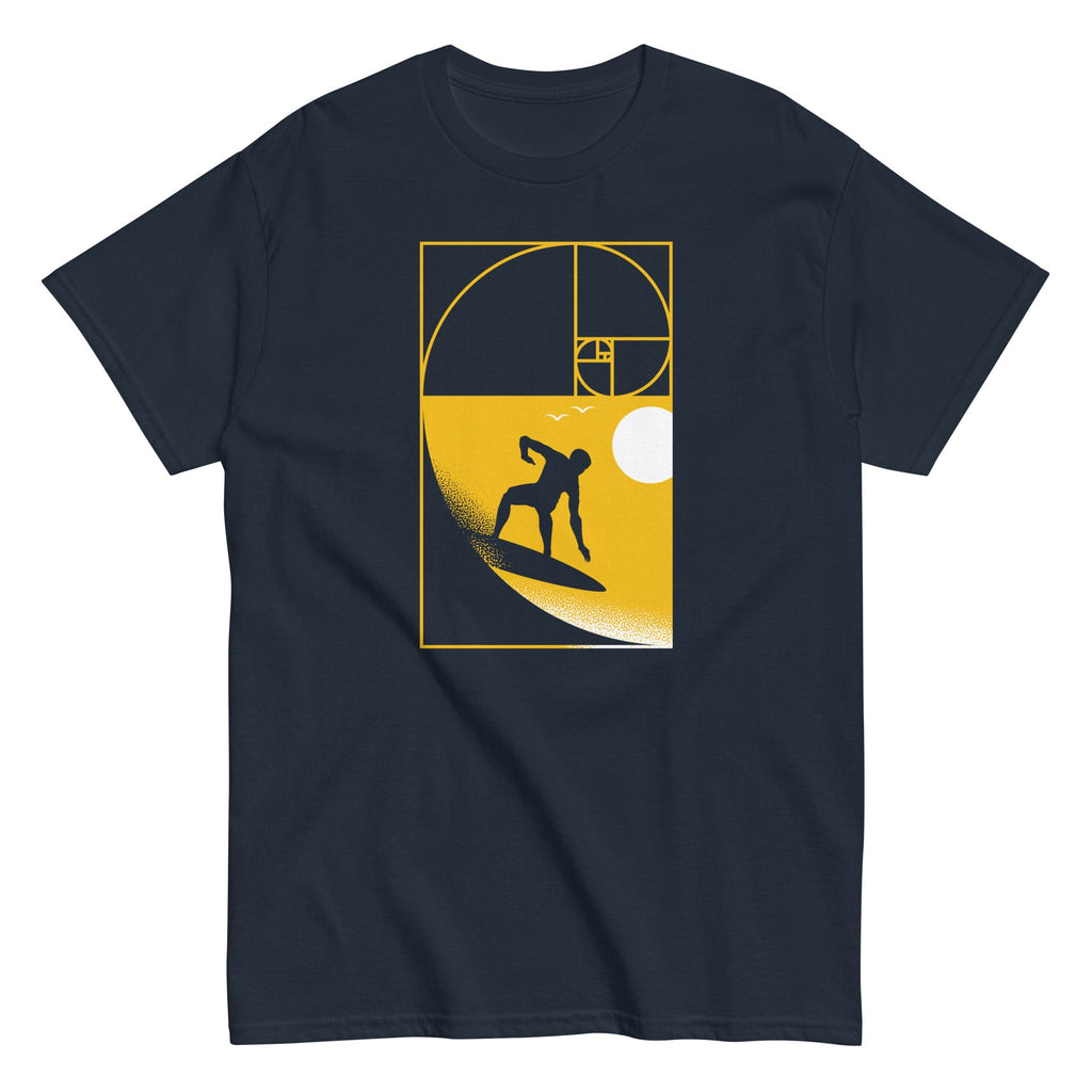 Golden Spiral Wave Men's Classic Tee