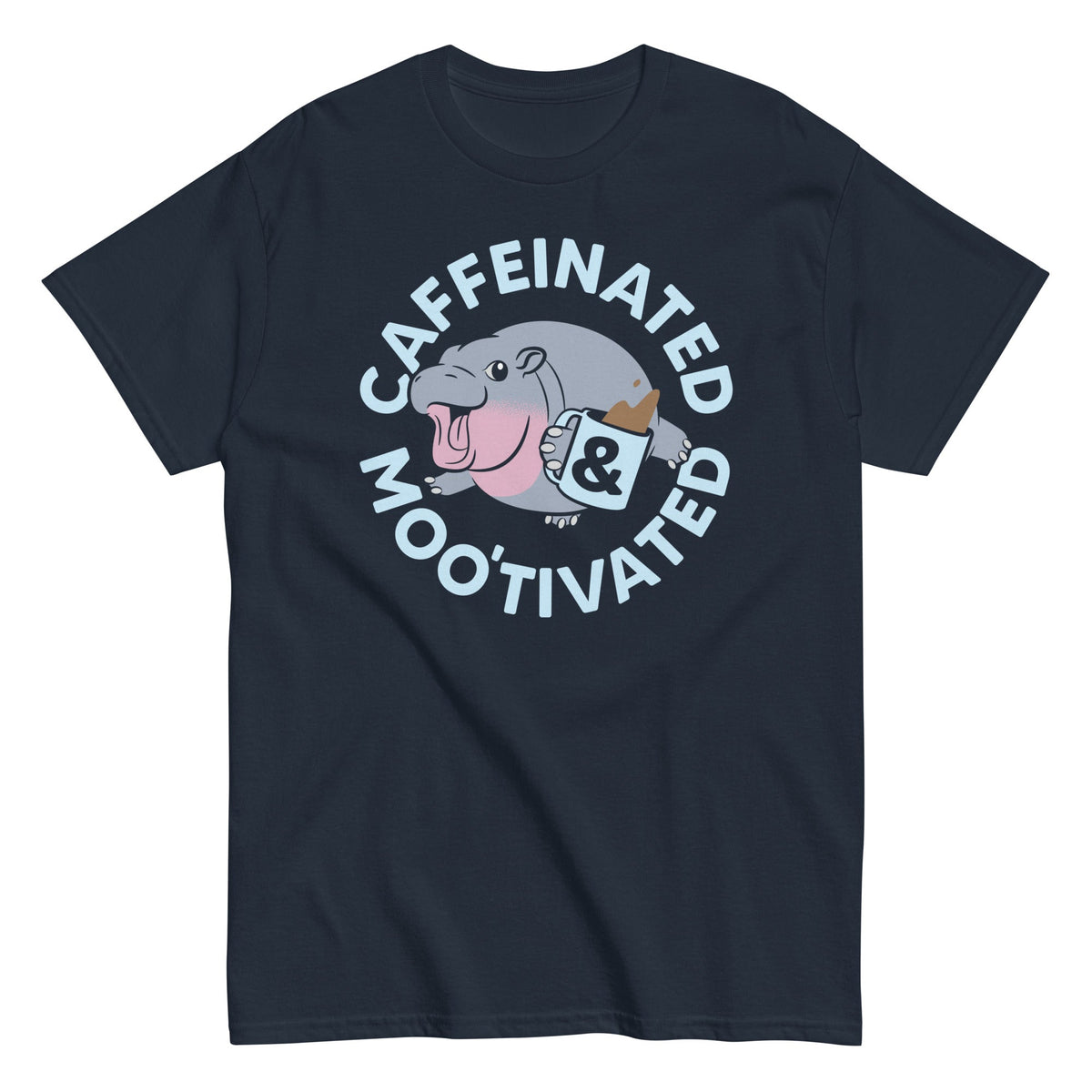 Caffeinated & Moo'tivated Men's Classic Tee