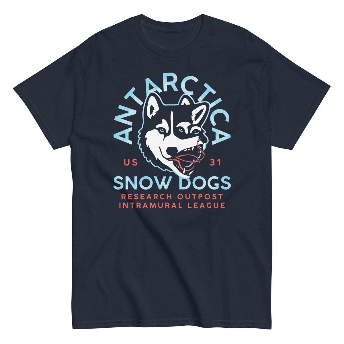 Antarctica Snow Dogs Men's Classic Tee
