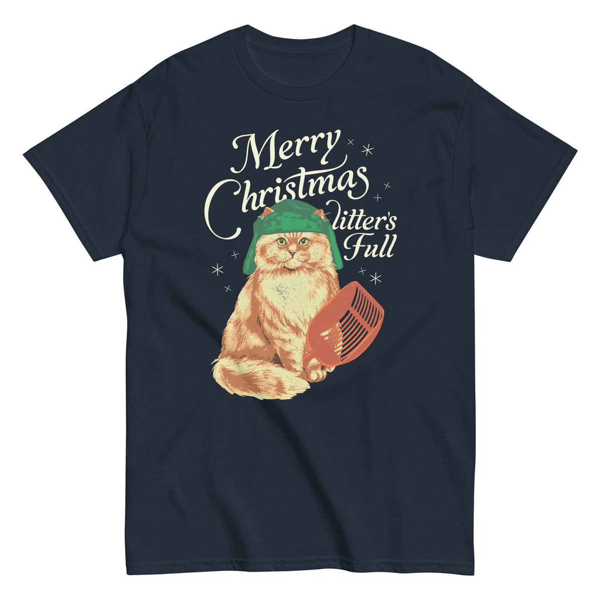Merry Christmas Litter's Full Men's Classic Tee