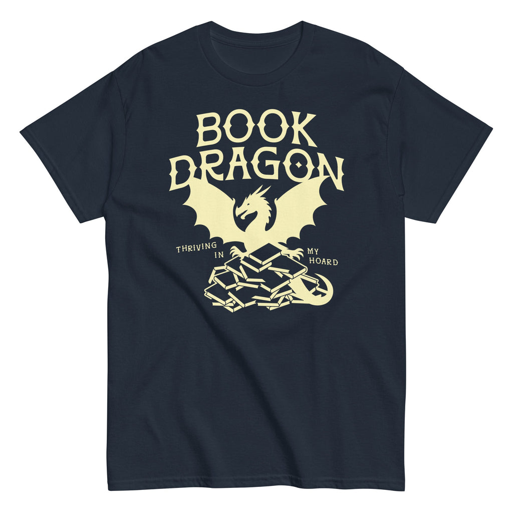 Book Dragon Thriving In My Hoard Men's Classic Tee