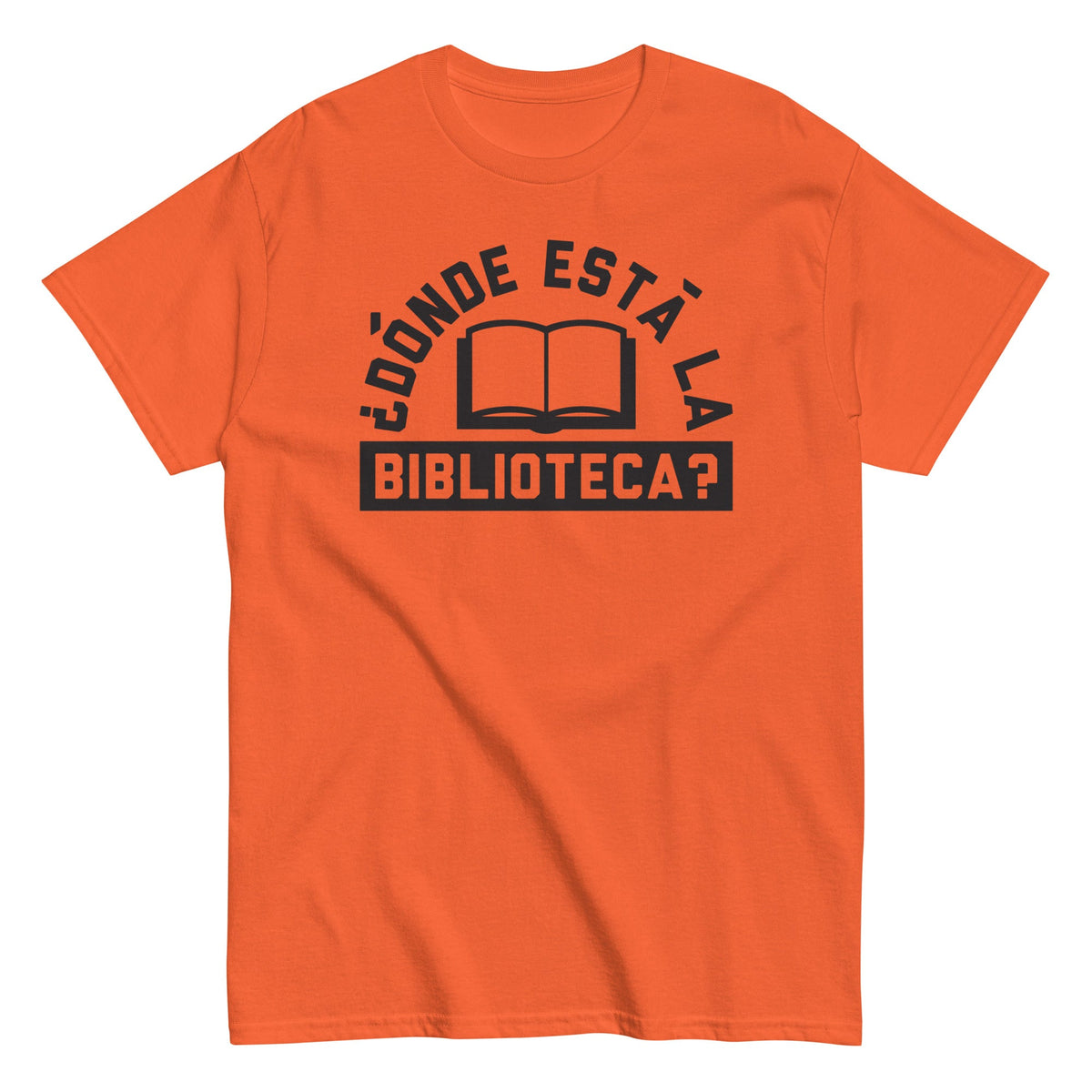 Donde Esta La Biblioteca? Men's Classic Tee